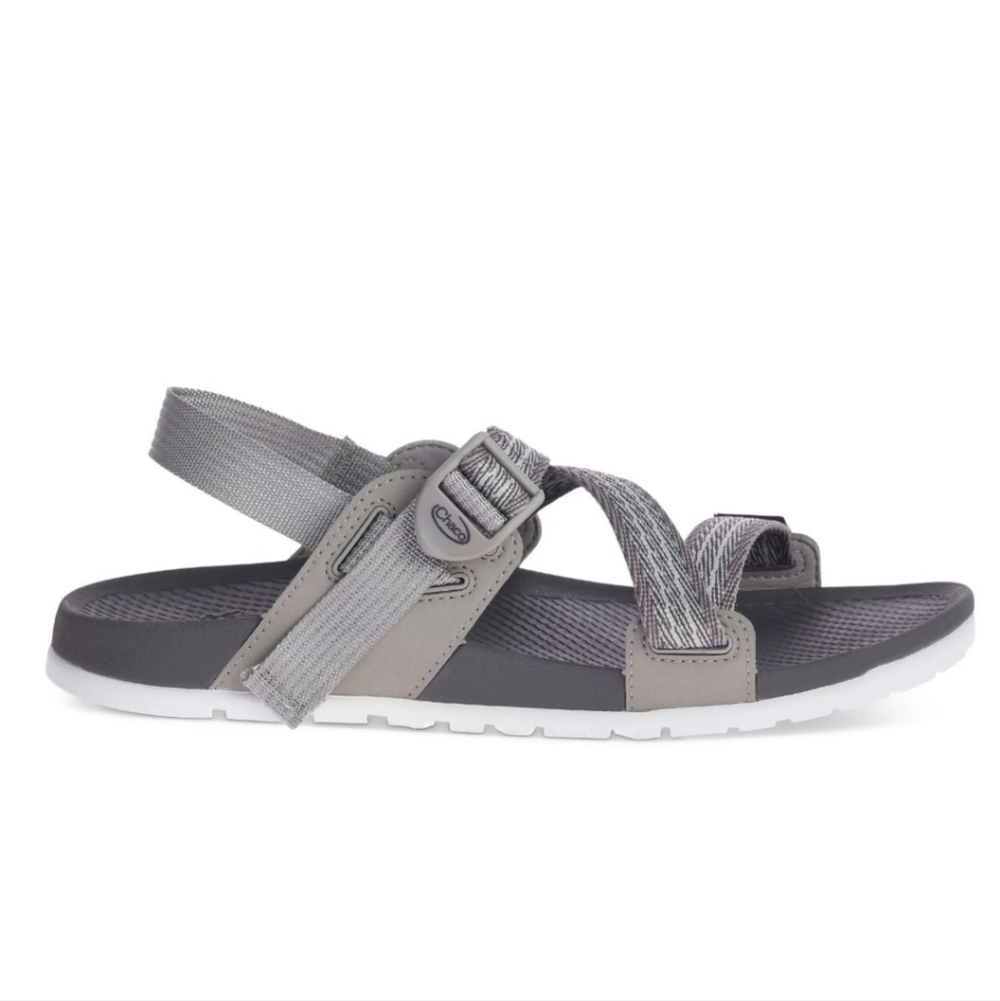 Chaco Women Lowdown Pully Grey Outdoor Hiking Sandals Flats sz 7